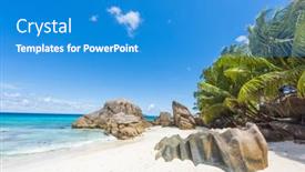  Presentation with granite - Presentation design consisting of beautifully-shaped-granite-boulders background and a  colored foreground