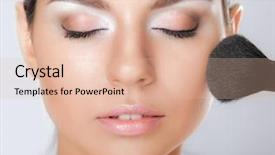  Presentation with adult teaching - Presentation design with beautify - portrait of attractive young adult background and a lemonade colored foreground