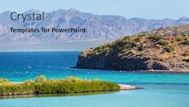  Presentation with mexico - Beautiful slide deck featuring beautuful-baja-california-landscapes-mexico backdrop and a light blue colored foreground