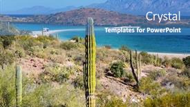  Presentation with mexico - Beautiful theme featuring beautuful-baja-california-landscapes-mexico backdrop and a teal colored foreground