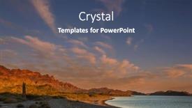  Presentation with california - PPT theme consisting of beautuful-landscapes-in-baja-california background and a ocean colored foreground