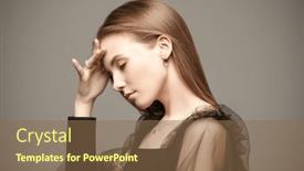  Presentation with psychology - Presentation consisting of beauty-a-tender-girl-teenager background and a violet colored foreground