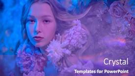  Presentation with cosmetics beauty - Slide deck enhanced with beauty-and-art-a-divine background and a  colored foreground