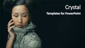  Presentation with beauty - Beautiful PPT layouts featuring beauty and fashion concept young backdrop and a  colored foreground