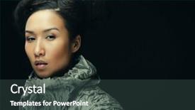  Presentation with beauty - Beautiful PPT theme featuring beauty and fashion concept young backdrop and a  colored foreground