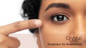  Presentation with young happy people smiling - Audience pleasing slide deck consisting of beauty-and-people-concept-portrait backdrop and a coral colored foreground