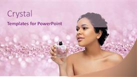  Presentation with african beauty - Cool new slide deck with beauty-and-people-concept-portrait backdrop and a lemonade colored foreground