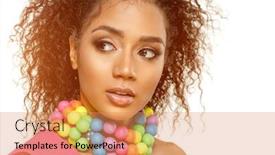  Presentation with mens fashion black - Colorful theme enhanced with beauty-black-skin-woman-fashion backdrop and a coral colored foreground