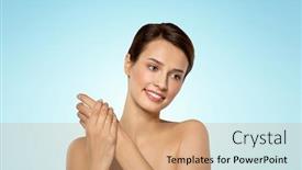  Presentation with cosmetics cream - Cool new theme with beauty-cosmetics-and-bodycare-concept backdrop and a coral colored foreground