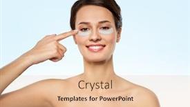  Presentation with beauty - Presentation theme consisting of beauty-cosmetology-and-rejuvenation-concept background and a lemonade colored foreground