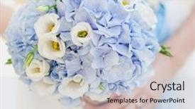  Presentation with wedding - Amazing presentation having beauty event - image of beautiful wedding bouquet backdrop and a lemonade colored foreground