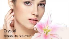  Presentation with flower woman - PPT theme having gambia flag 3d rendering vintage road sign isolation background and a light gray colored foreground