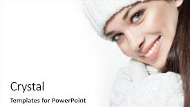  Presentation with indian woman face beauty - Colorful slides enhanced with beauty face portrait of attractive backdrop and a white colored foreground