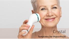  Presentation with beauty - Theme having beauty-face-portrait-of-cute and a coral colored foreground