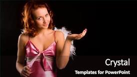  Presentation with farm land black aberdeen angu - Presentation design featuring beauty girl angel in pink background and a wine colored foreground