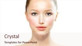  Presentation with pure white - Slide set consisting of beauty girl beautiful young woman with fresh clean skin beautiful face pure natural beauty perfect skin isolated on a white background front portrait of beauty girl youth background and a lemonade colored foreground