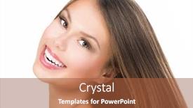  Presentation with beautiful skin - PPT layouts featuring beauty girl face beautiful teenage model girl portrait clean fresh skin and long hair background and a red colored foreground