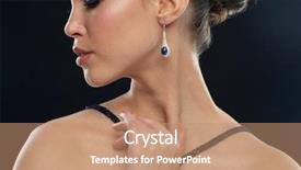  Presentation with black people - Audience pleasing slide deck consisting of beauty jewelry people and luxury concept - close up of beautiful young asian woman with earring over black background backdrop and a coral colored foreground