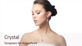  Presentation with jewelry - Colorful PPT layouts enhanced with beautiful asian woman or bride backdrop and a lemonade colored foreground