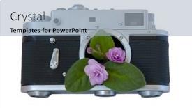  Presentation with finder - Audience pleasing PPT theme consisting of beauty-of-old-things-violet backdrop and a light blue colored foreground