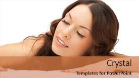  Presentation with spa salon - PPT layouts having beauty parlors - picture of beautiful woman beautiful background and a  colored foreground