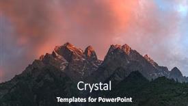  Presentation with himalaya - Audience pleasing slide deck consisting of beauty-pink-sunset-on-himalaya backdrop and a wine colored foreground