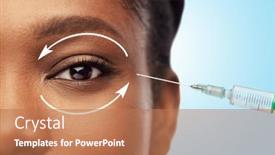  Presentation with eye surgery - Amazing theme having beauty-plastic-surgery-and-people backdrop and a coral colored foreground