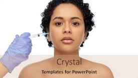  Presentation with trauma and plastic surgery - Slide deck enhanced with beauty-plastic-surgery-and-people background and a coral colored foreground