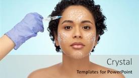  Presentation with plastic surgery - Cool new slide deck with beauty-plastic-surgery-and-people backdrop and a coral colored foreground