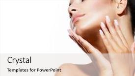  Presentation with beautiful skin - Beautiful slide set featuring election in ukraine the hand backdrop and a coral colored foreground