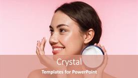  Presentation with pink beauty - Cool new theme with beauty-portrait-of-a-beautiful backdrop and a coral colored foreground