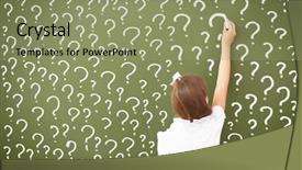  Presentation with green in architecture - Cool new presentation design with beauty school - scoolgirl standing in class near backdrop and a seafoam green colored foreground