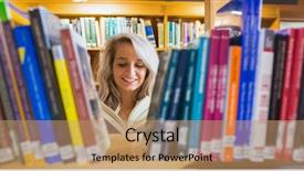  Presentation with worried young female college student - PPT theme with fashionable young african american girl with afro in red blouse and jeans posing in studio background and a light gray colored foreground