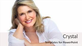  Presentation with caregiver and elderly person - Amazing presentation design having beauty senior - beautiful elderly lady closeup isolated backdrop and a soft green colored foreground