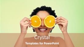  Presentation with skin care natural - Beautiful PPT layouts featuring beauty-skin-care-and-detox backdrop and a coral colored foreground