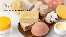  Presentation with wellness - Slides having beauty-spa-and-wellness-concept background and a lemonade colored foreground