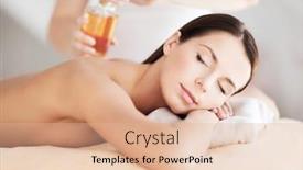  Presentation with spa concept - PPT theme enhanced with beauty-spa-resort-and-relaxation background and a lemonade colored foreground