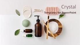  Presentation with eco sustainability - Cool new presentation theme with beauty-sustainability-and-eco-living backdrop and a lemonade colored foreground