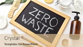  Presentation with eco sustainability - Presentation design with beauty-sustainability-and-eco-living background and a lemonade colored foreground