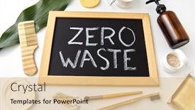  Presentation with beauty products - Presentation consisting of beauty-sustainability-and-eco-living background and a lemonade colored foreground