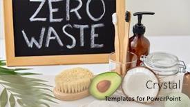  Presentation with eco sustainability - Amazing presentation having beauty-sustainability-and-eco-living backdrop and a soft green colored foreground