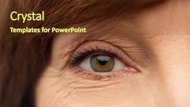  Presentation with old people - Slide deck featuring beauty vision and old people background and a tawny brown colored foreground