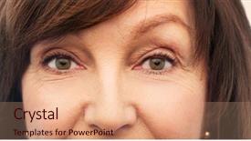  Presentation with old people help the people - Slide deck consisting of beauty vision and old people background and a  colored foreground