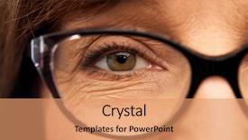  Presentation with old people - Amazing slide set having beauty vision and old people backdrop and a coral colored foreground