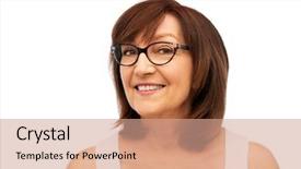  Presentation with old people - Slide deck featuring beauty vision and old people background and a  colored foreground