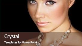  Presentation with black pearl - Theme with beauty with pearl necklace background and a  colored foreground