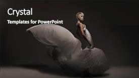  Presentation with beauty - Audience pleasing presentation consisting of beauty woman wearing gorgeous dress backdrop and a dark gray colored foreground