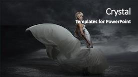  Presentation with beauty - Cool new presentation theme with holidays halloween and decoration concept - close up of pumpkins on table backdrop and a gray colored foreground