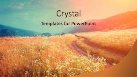  Presentation with foggy - PPT theme consisting of beauty world retro and vintage background and a lemonade colored foreground