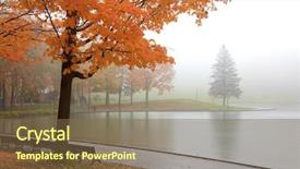  Presentation with royal - PPT layouts having beaver lake in mont royal background and a tawny brown colored foreground